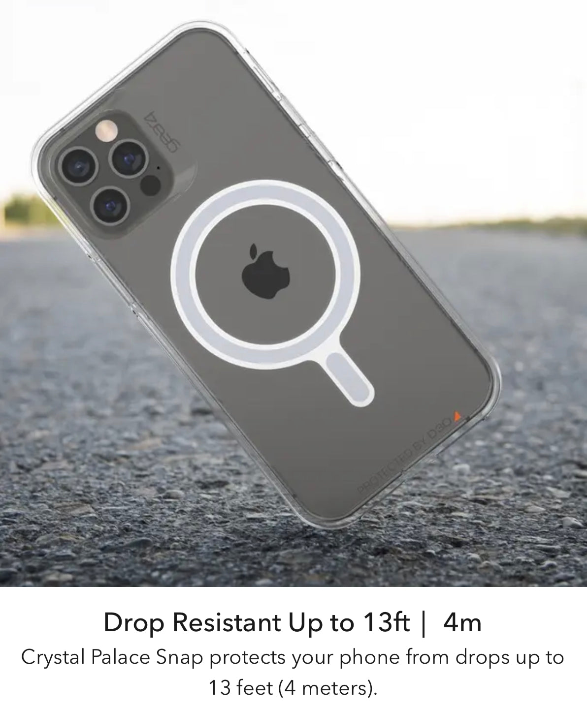 ZAGG Gear4 Crystal Palace Snap Clear Hardshell Phone Case with MagSafe- for Apple iPhone Series - Super Savings Technologies Co.,LTD ZAGG Gear4 Crystal Palace Snap Clear Hardshell Phone Case with MagSafe- for Apple iPhone Series - Super Savings Technologies Co.,LTD
